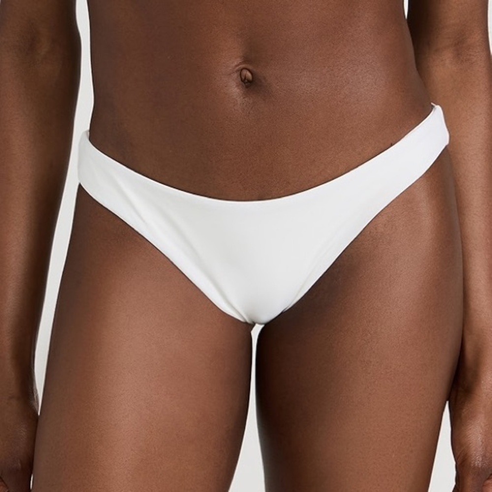 NWT Eberjey Women’s So Solid Annia Bikini Bottoms in Ecru in size XS